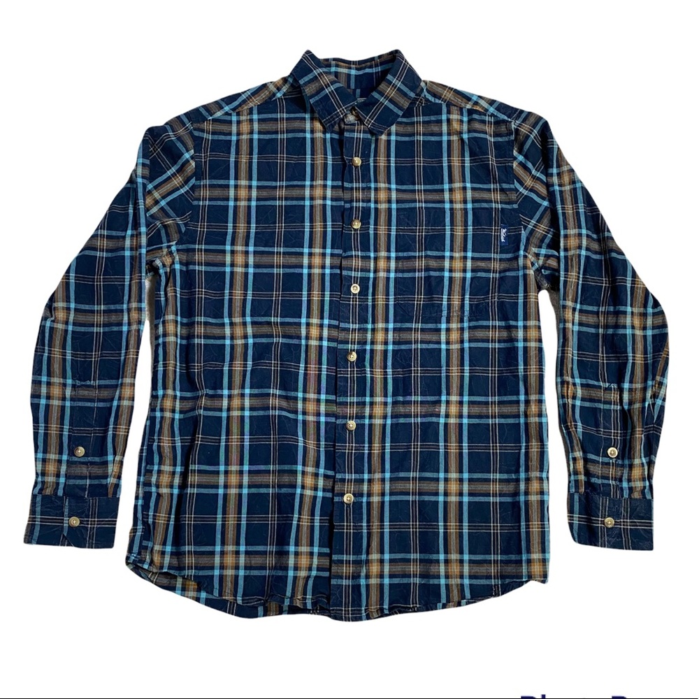 Woolrich men’s classic fit 100% cotton button up shirt size medium